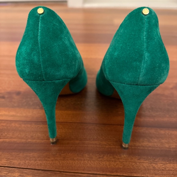 Emerald green heels - Picture 4 of 7